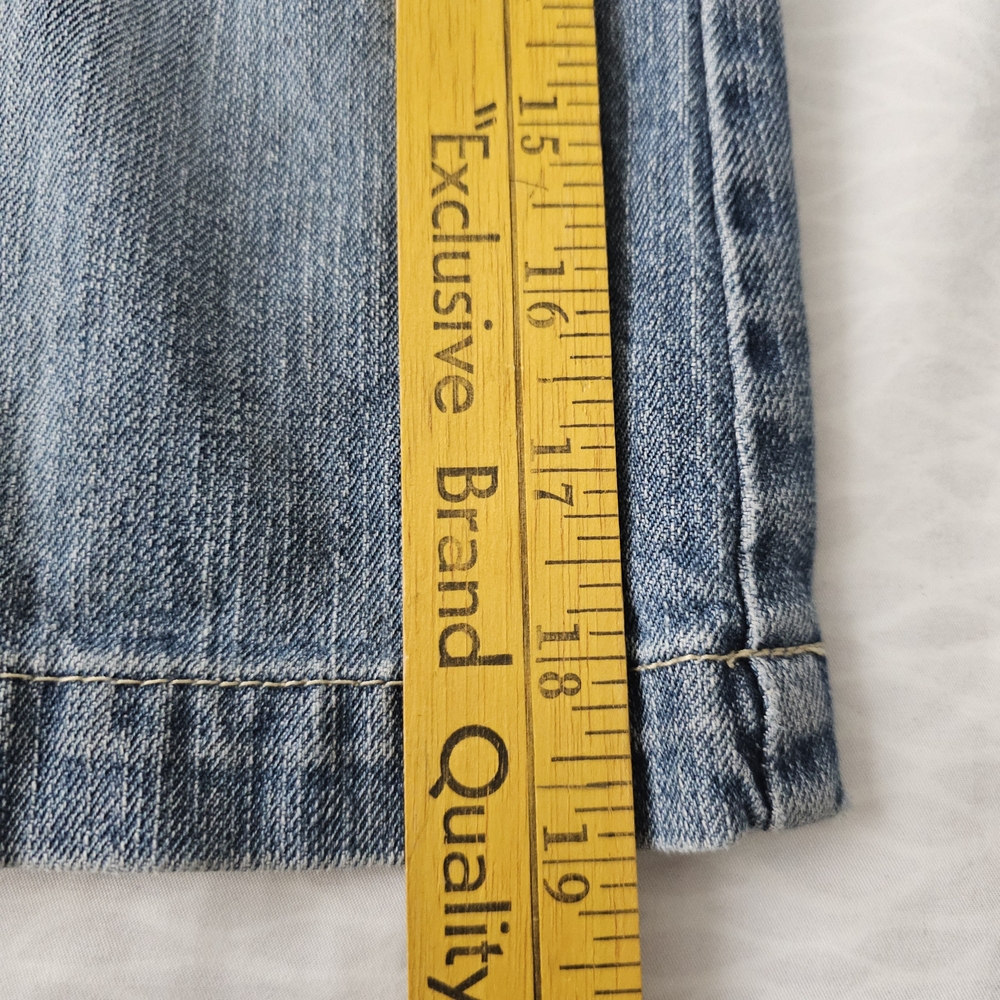 Smart Set Embroidered Pockets Denim Mini Skirt Y2K Sz 9 - Picture 9 of 13